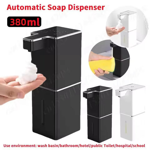 380ML Light Display Tabletop or Wall-Mounted Intelligent Automatic Sense Soap Dispenser Electric Face Hand Dish Washing Machine